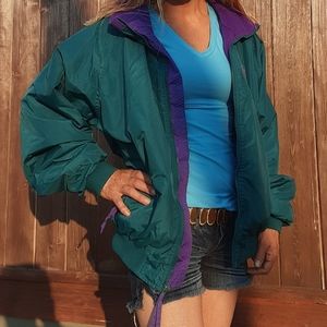 Tri-Mountain Pacific Rim Companies Jacket Large Vintage Bomber Ski Snow